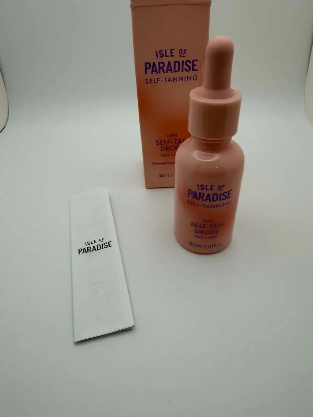 Isle of Paradise Self-Tan Drops Light Face + Body 30ml